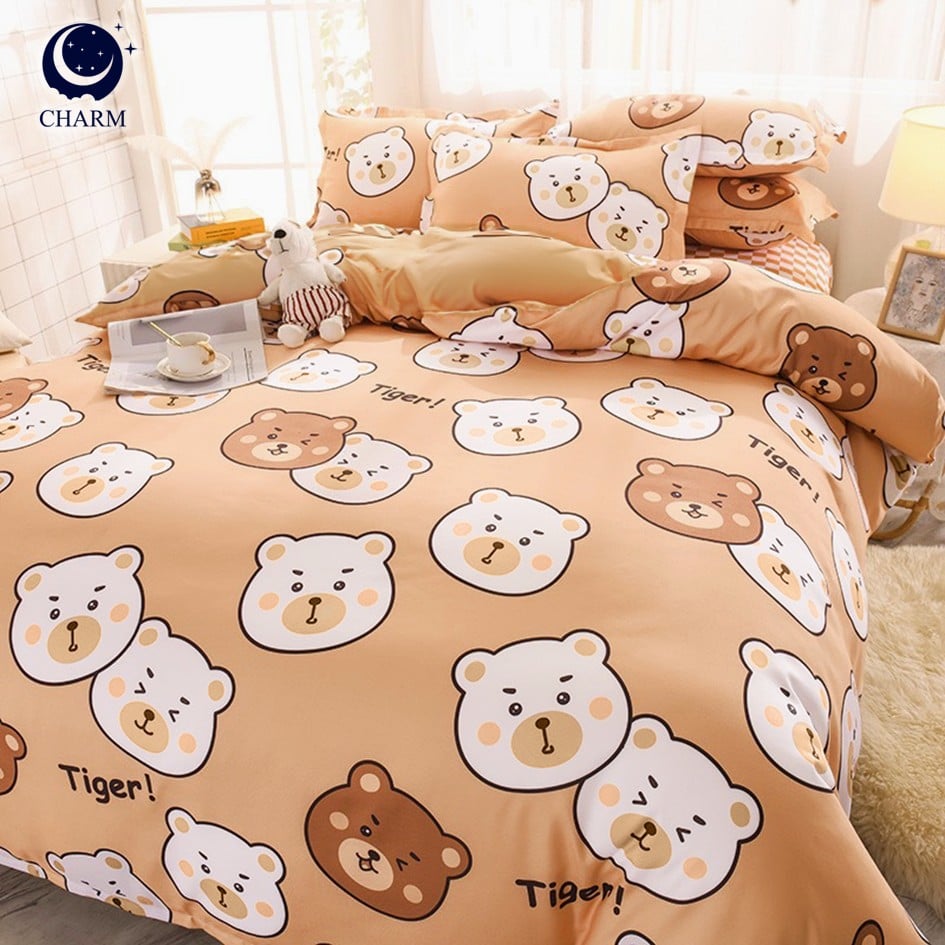 ชุดผ้าปูที่นอน 5ฟุต 3ชิ้น คอลเลคชั่น DREAMY ลาย BROWNIE ไม่รวมผ้านวม_6